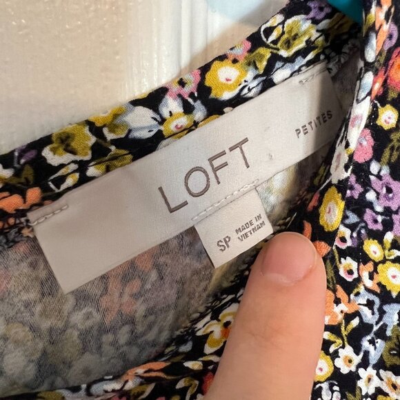Loft Petite Floral Mini Dress - Picture 3 of 5